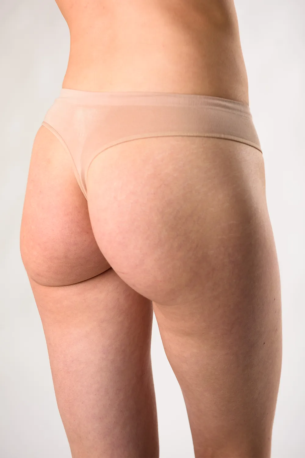 2-Pack Bamboo Thong Underwear - Nude