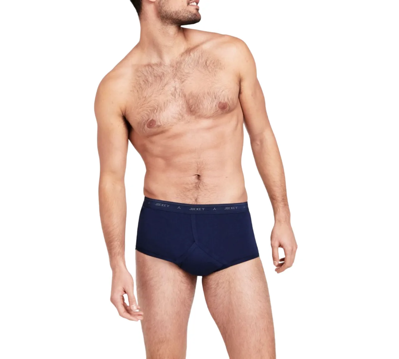 2 Pairs X Jockey Navy Y-Front Mens Underwear Briefs