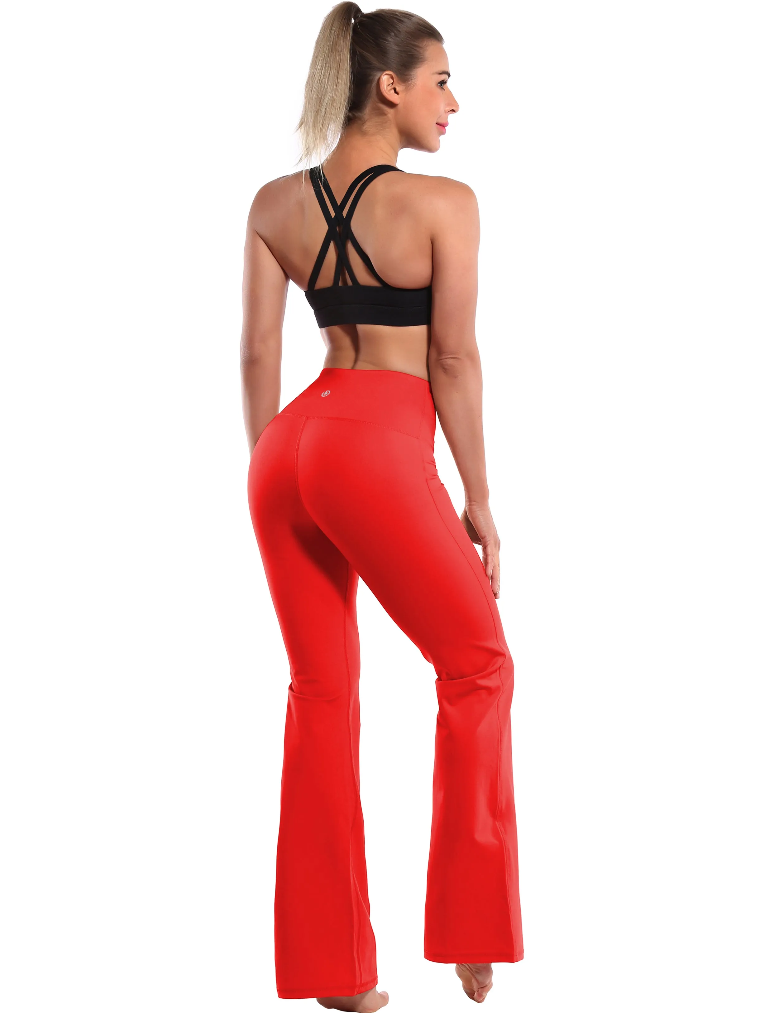 29" 31" 33" 35" 37" High Waist Bootcut Leggings Leggings Scarlet