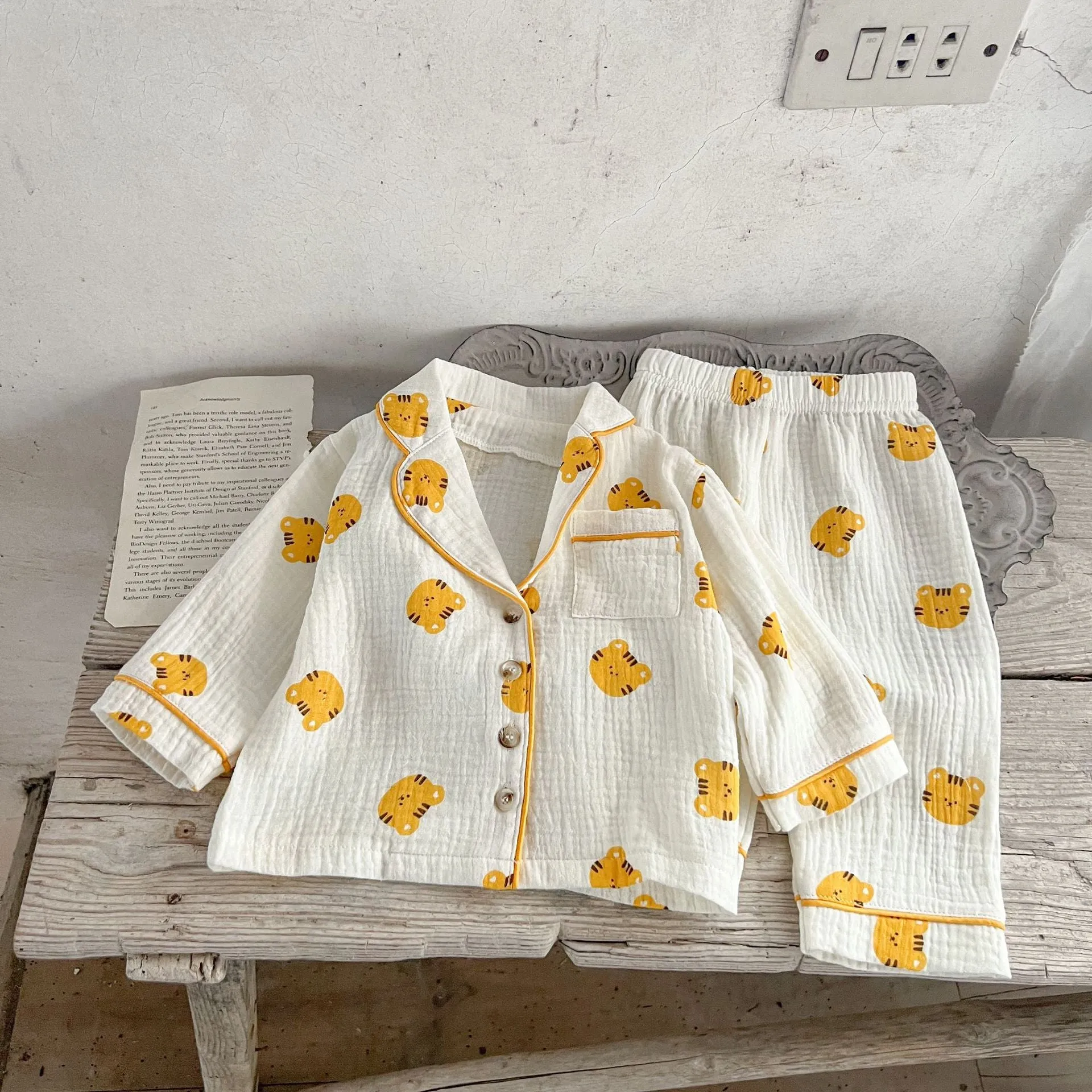 2pcs Animal Toddler Pajamas Suit