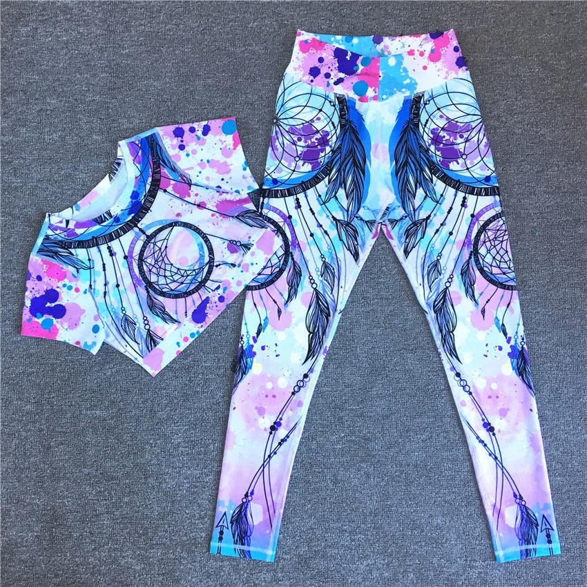 2Pcs. Crop Top Leggings