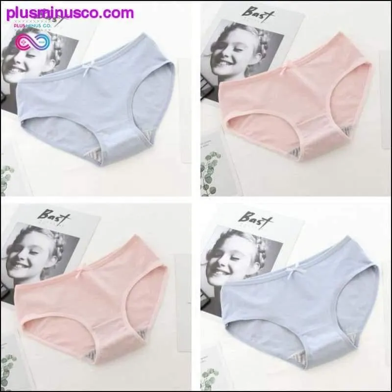 4pcs Breathable Cotton Underwear With Plus Sizes Available