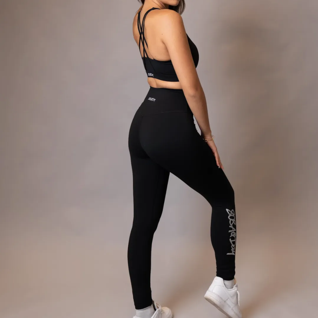 808ALLDAY Women's Black Leggings