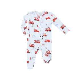 Angel Dear - Baby Pajamas - Firetruck Dalmatians