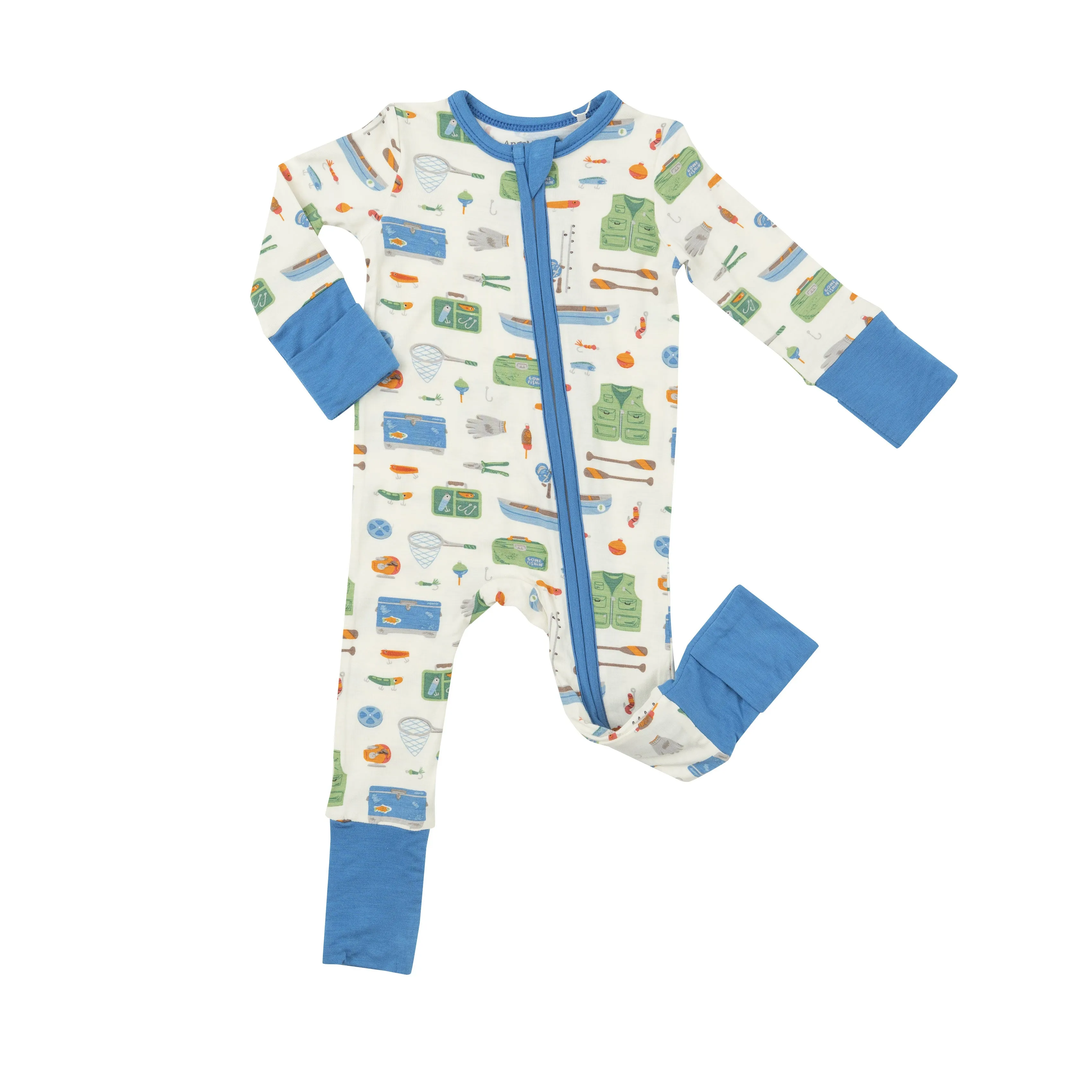 Angel Dear - Baby Pajamas - Fishing Tools