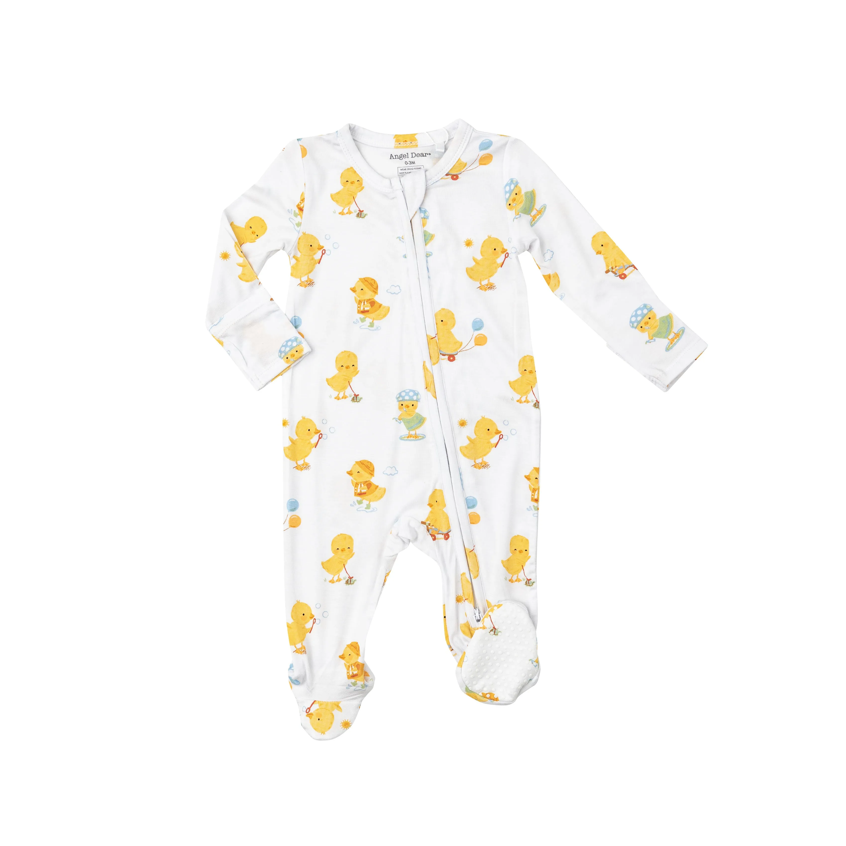 Angel Dear - Baby Pajamas - Vintage Ducklings