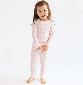 Baby Checks Spring 24 Long Pajamas Pink