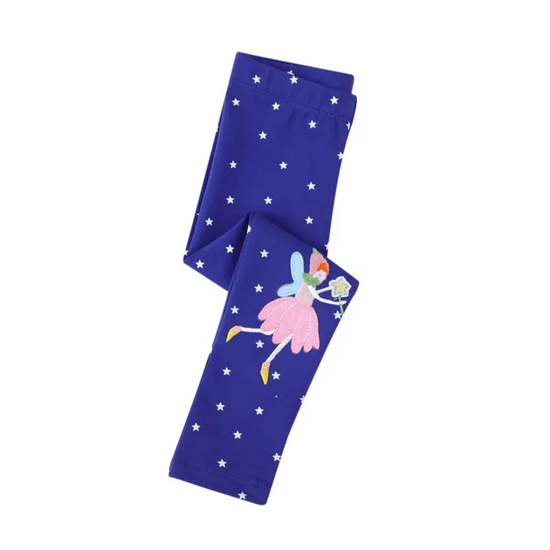 Baby Girl Fairy Tale Purple Pencil Leggings