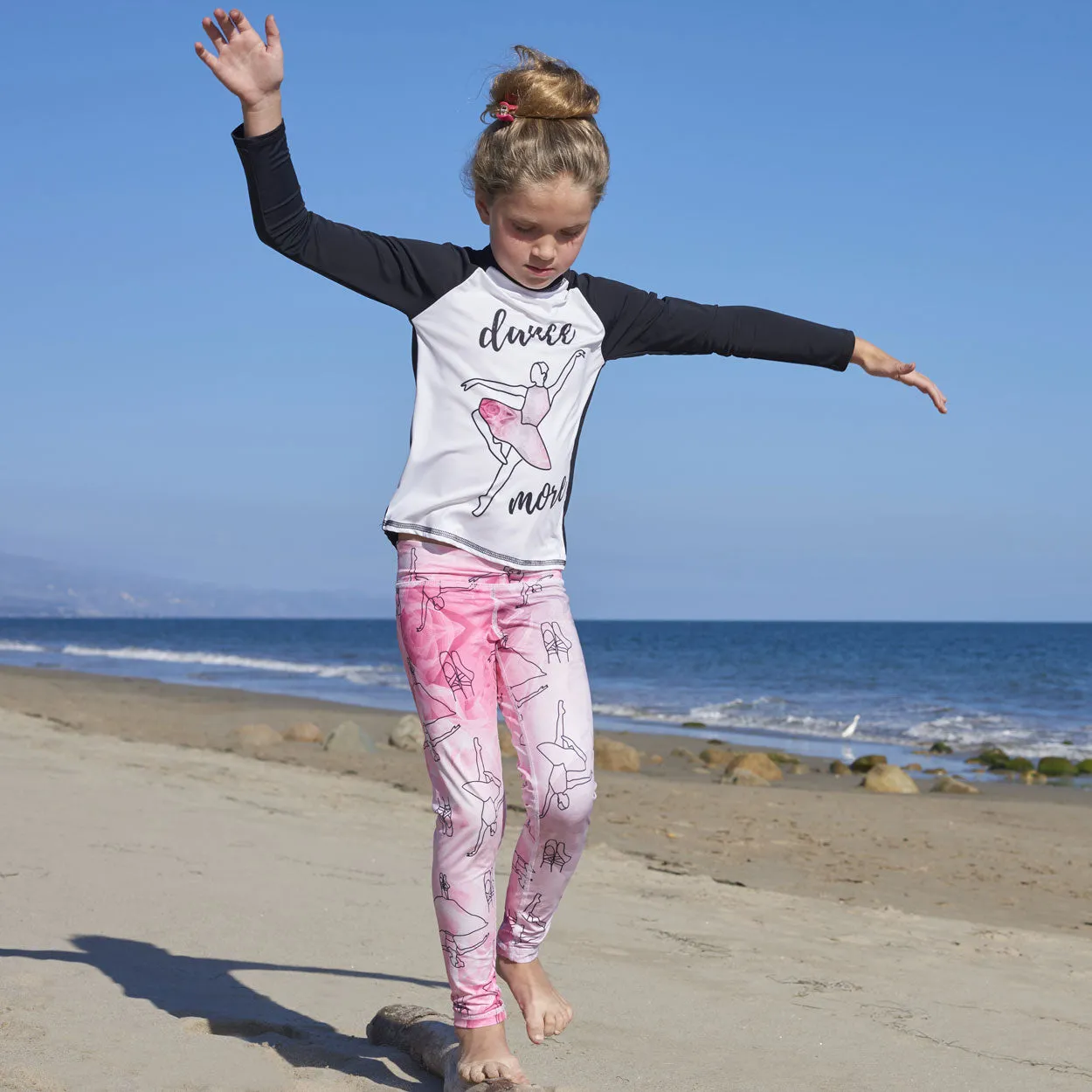 Ballerina Hybrid Youth Leggings UPF 50 