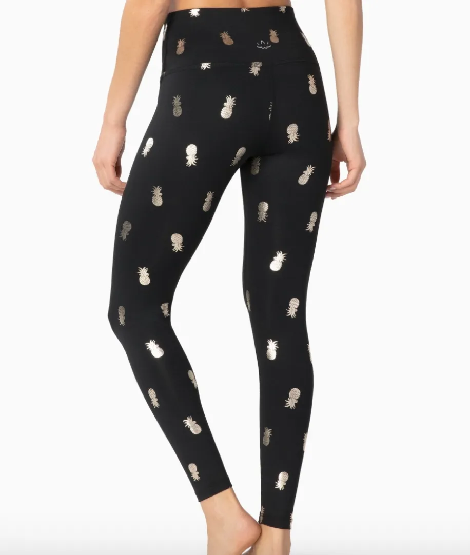 Beyond Yoga Pineapple High Waisted Midi Leggings