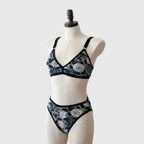 Bra and bikini underwear set  - organic cotton