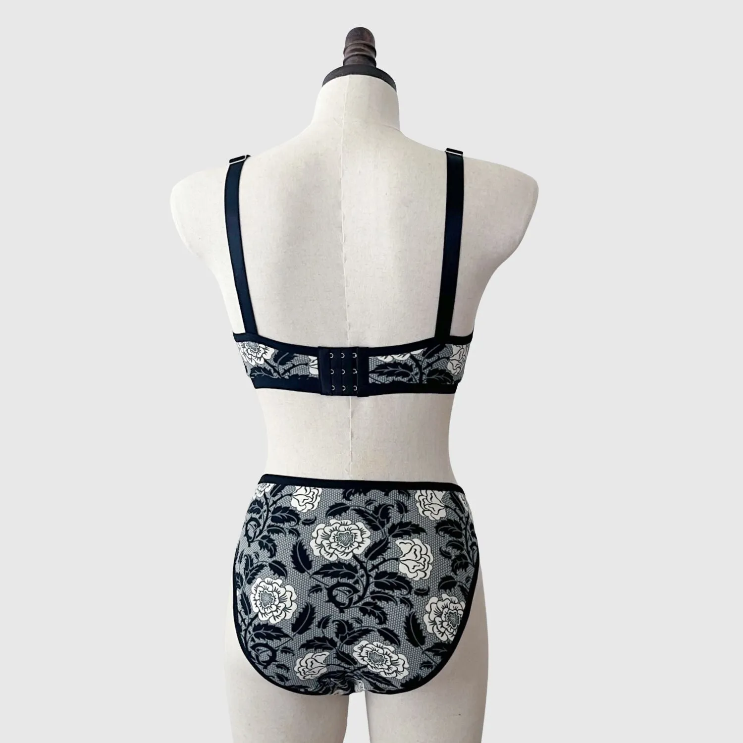 Bra and bikini underwear set  - organic cotton