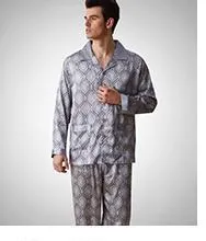 Brand Couple Pajamas Men Women Sexy Satin Silk Pajama