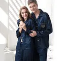 Brand Couple Pajamas Men Women Sexy Satin Silk Pajama