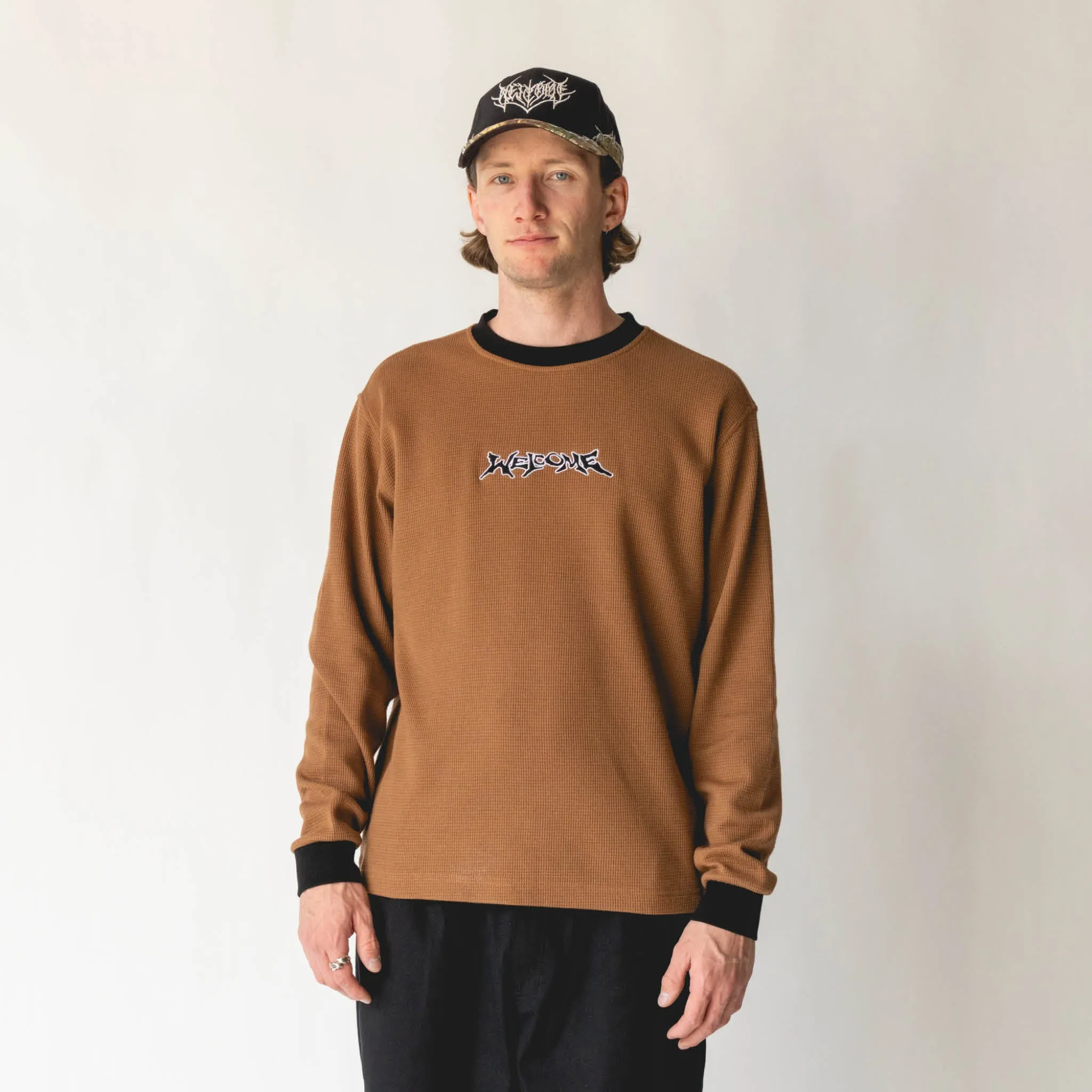 Breakdown L/S Embroidered Thermal - Brown