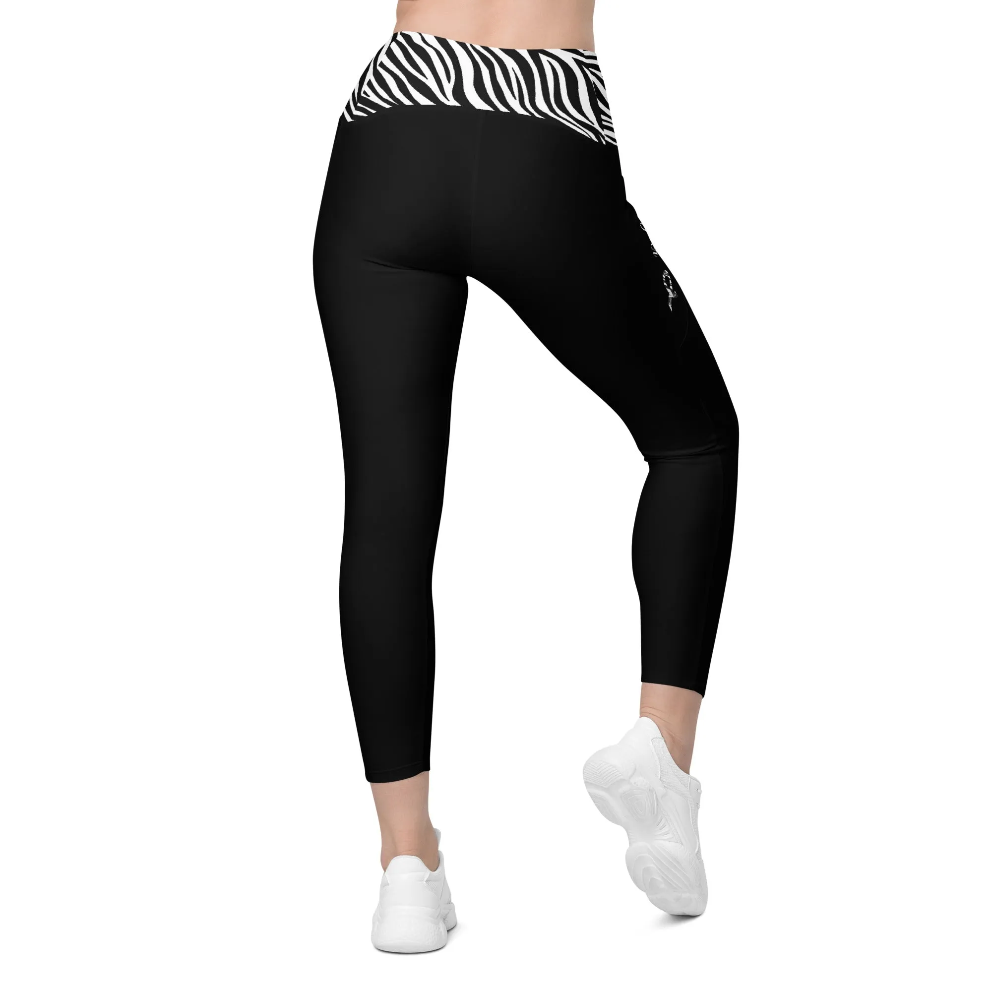 Carcinoid Cancer "Caregiver" Leggings with Pockets