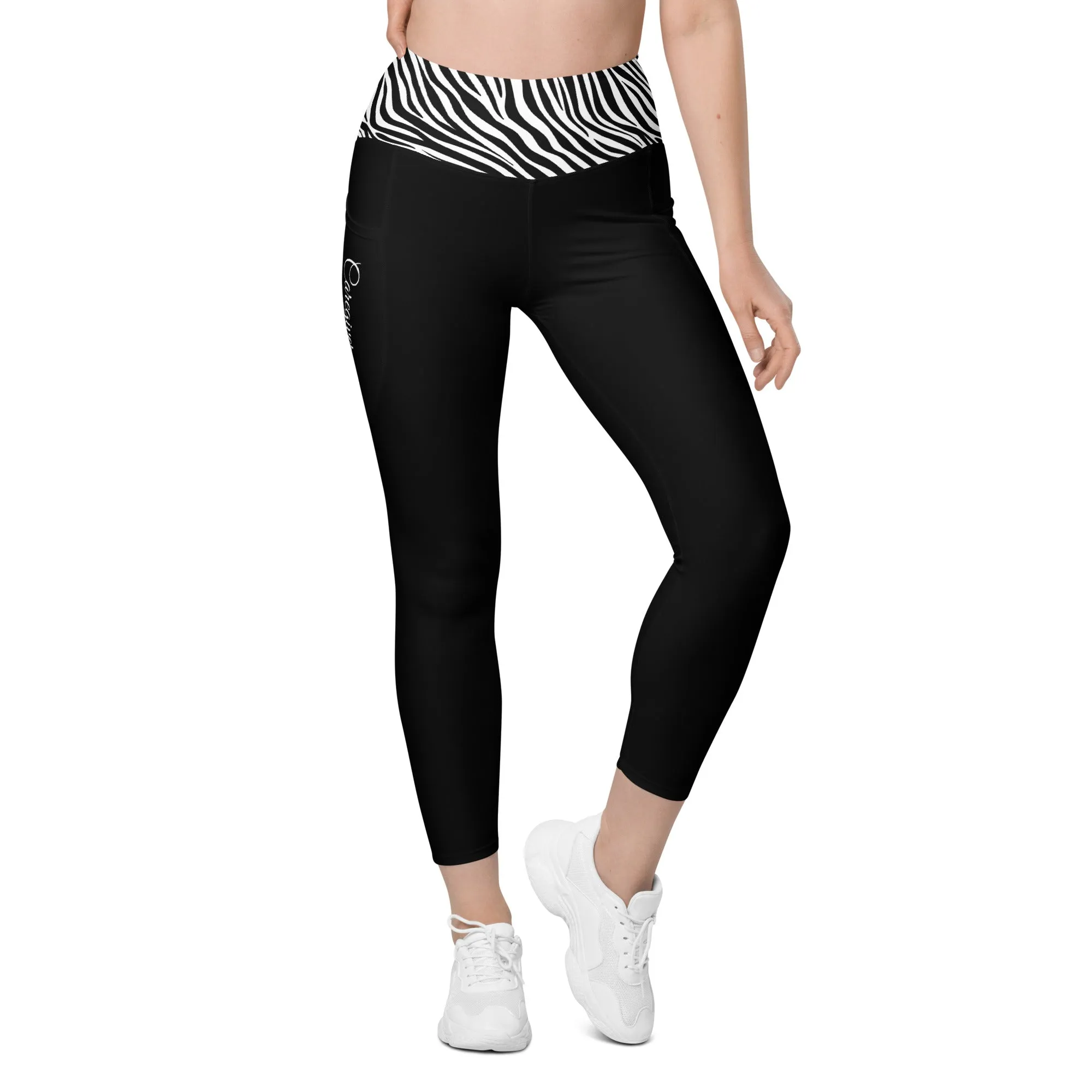 Carcinoid Cancer "Caregiver" Leggings with Pockets