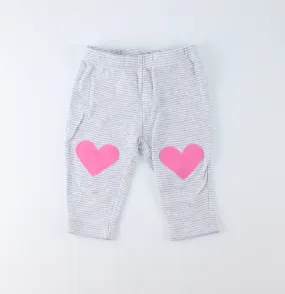 CARTERS HEART KNEE LEGGINGS 3M EUC