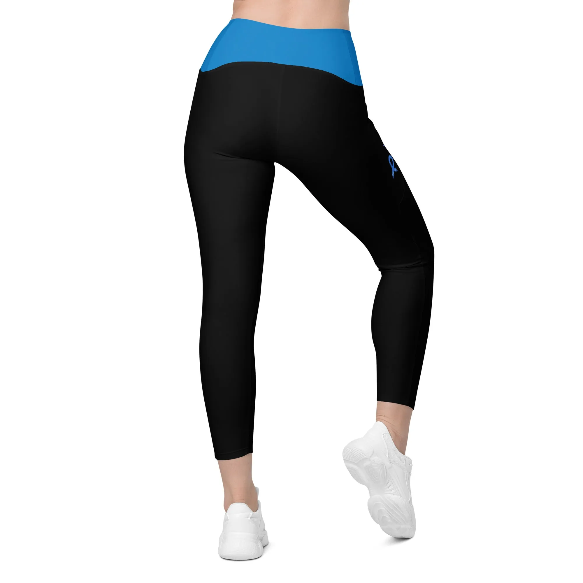 Colon Cancer "Survivor" Leggings with Pockets