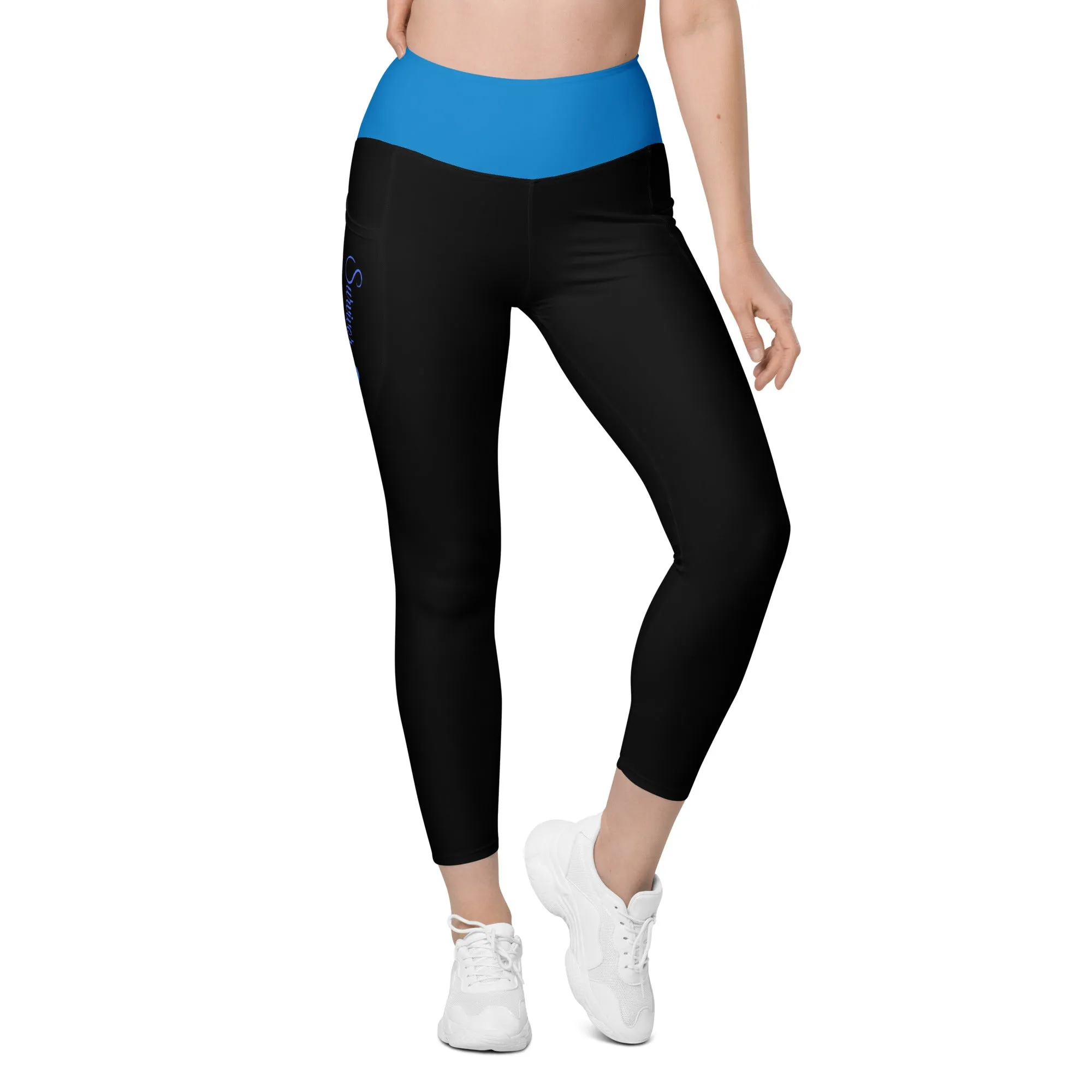 Colon Cancer "Survivor" Leggings with Pockets