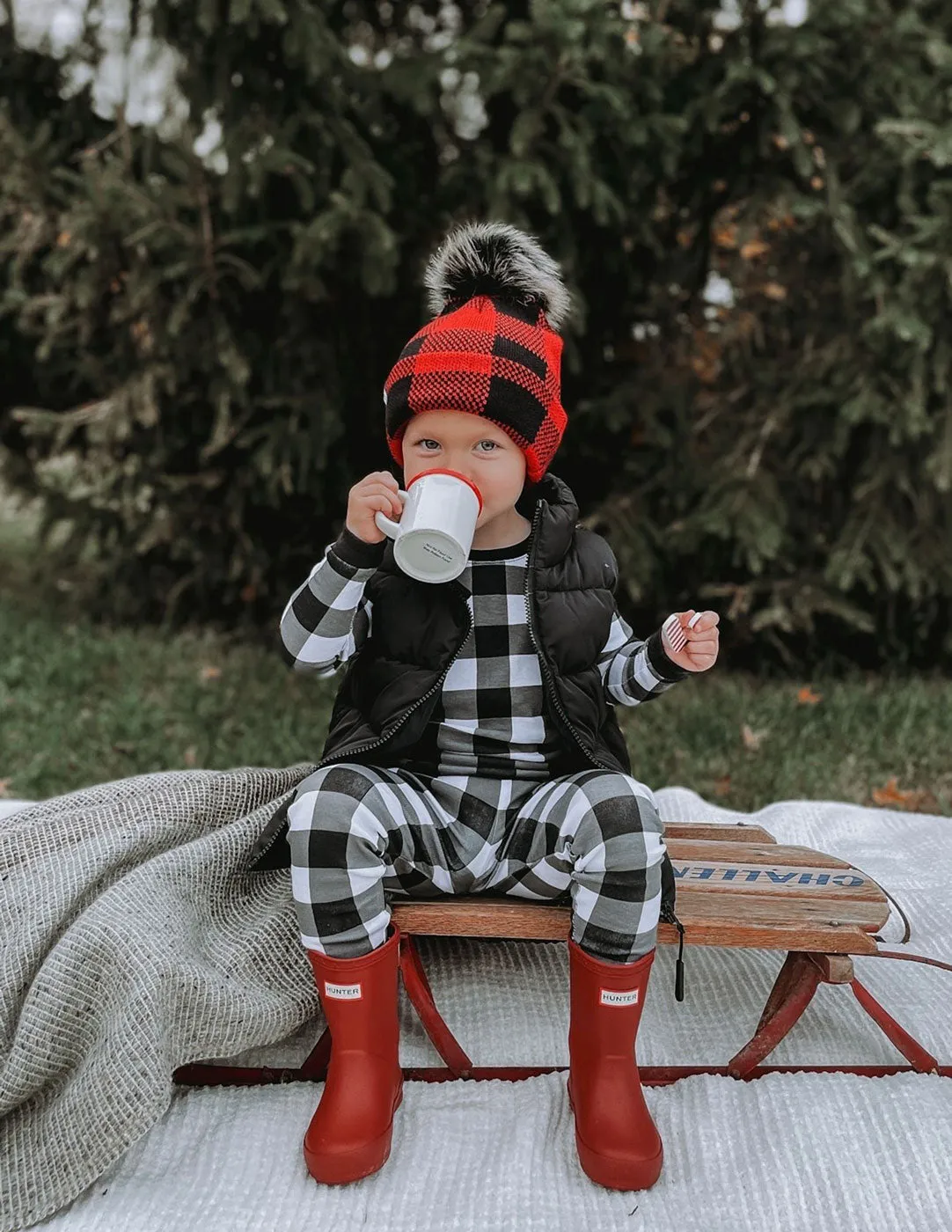 Cotton Plaid Pajamas