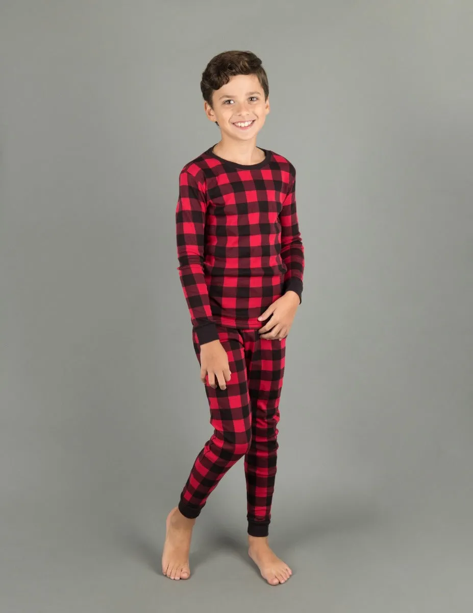 Cotton Plaid Pajamas