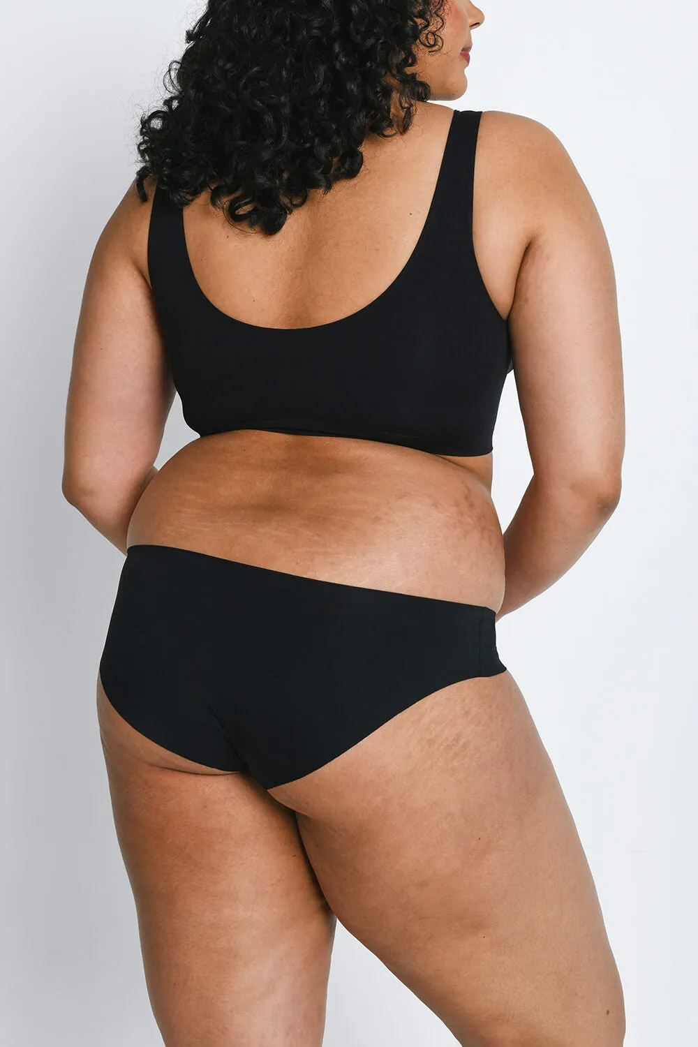 Curve Seamless Brazilian Knickers 3 Pack - Black