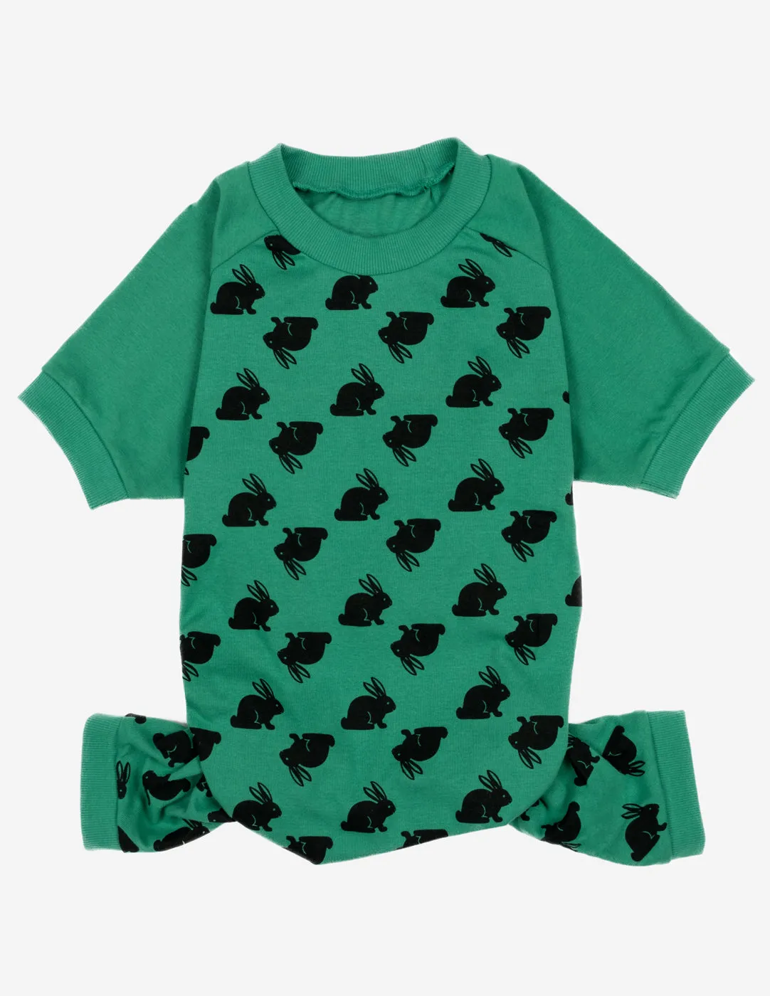 Dog Green Bunny Pajamas