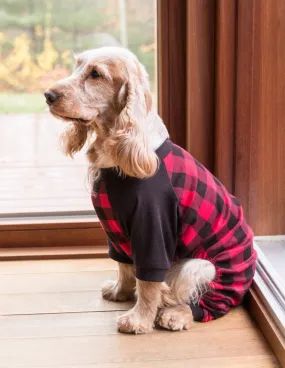 Dog Red & Black Plaid Pajamas