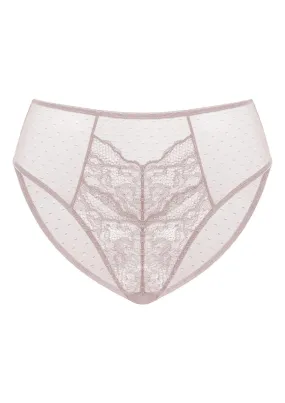 Enchante High-Rise Dark Pink Lace Brief Underwear