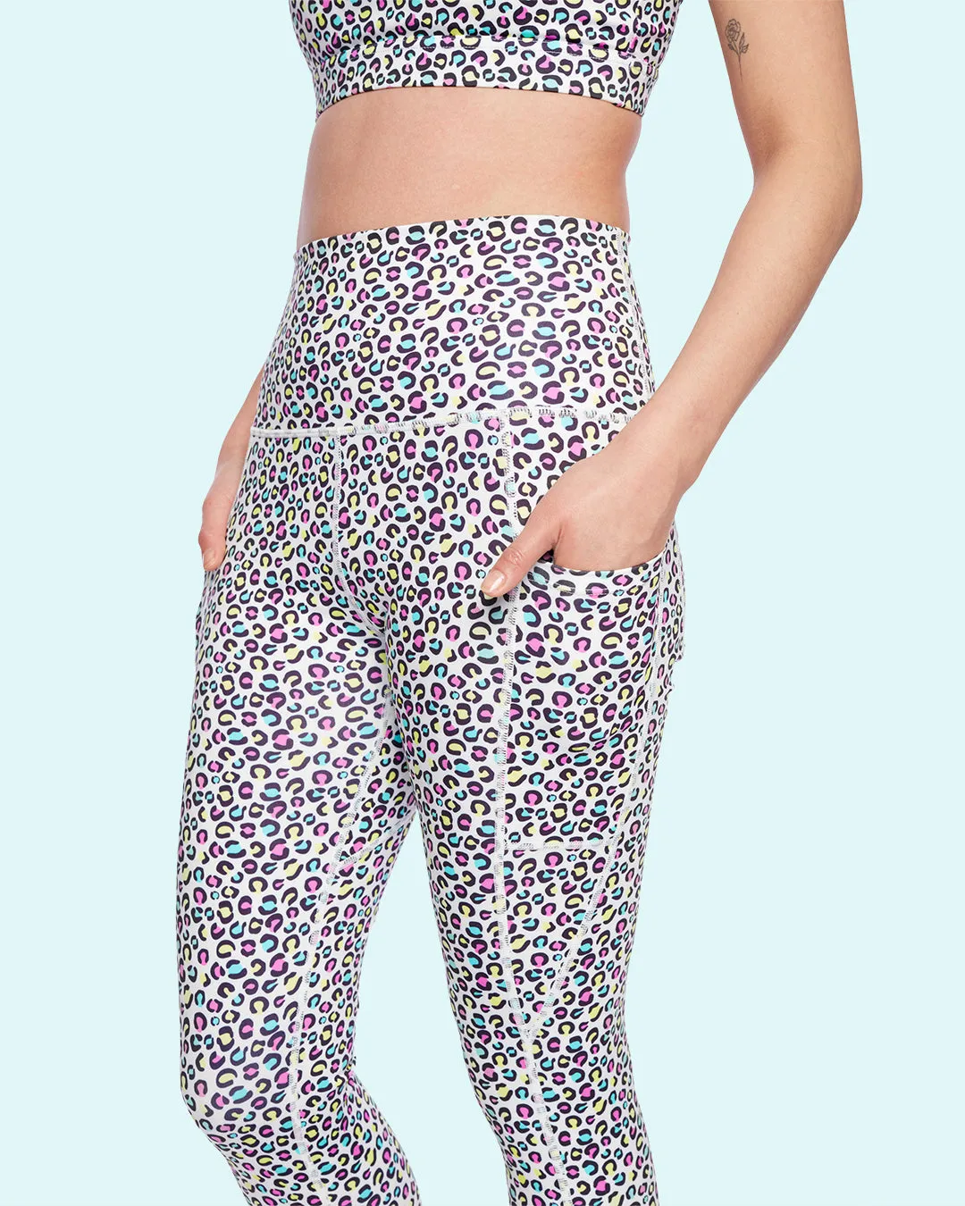 FLEX Light Support Leggings Leopard Print