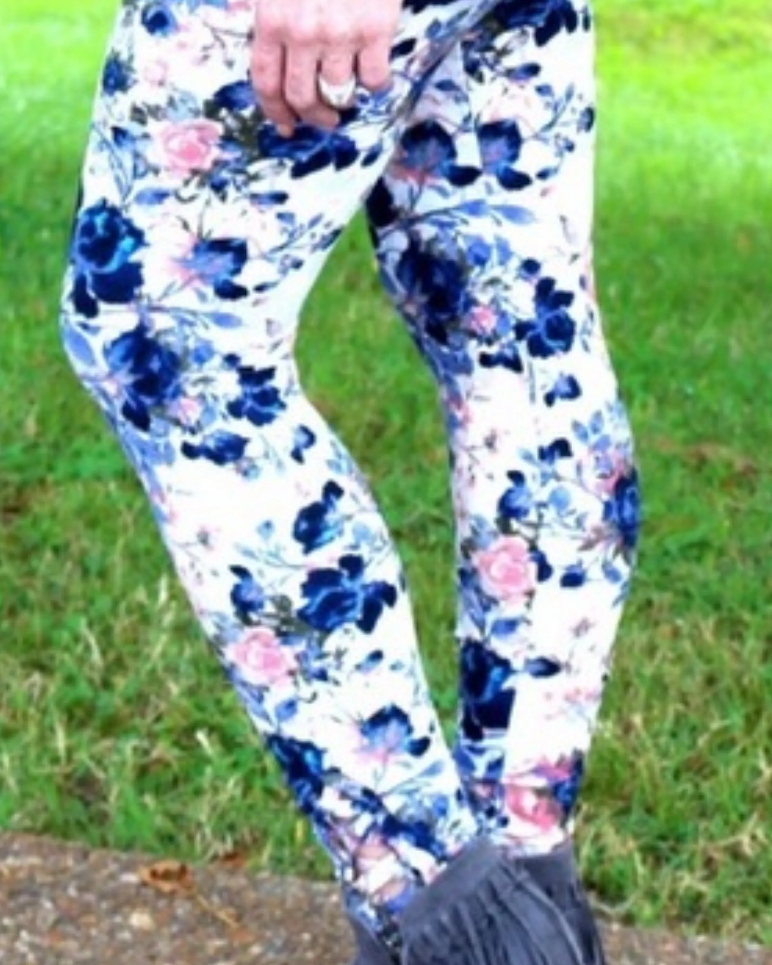 Floral Garden Leggings Micro Fiber