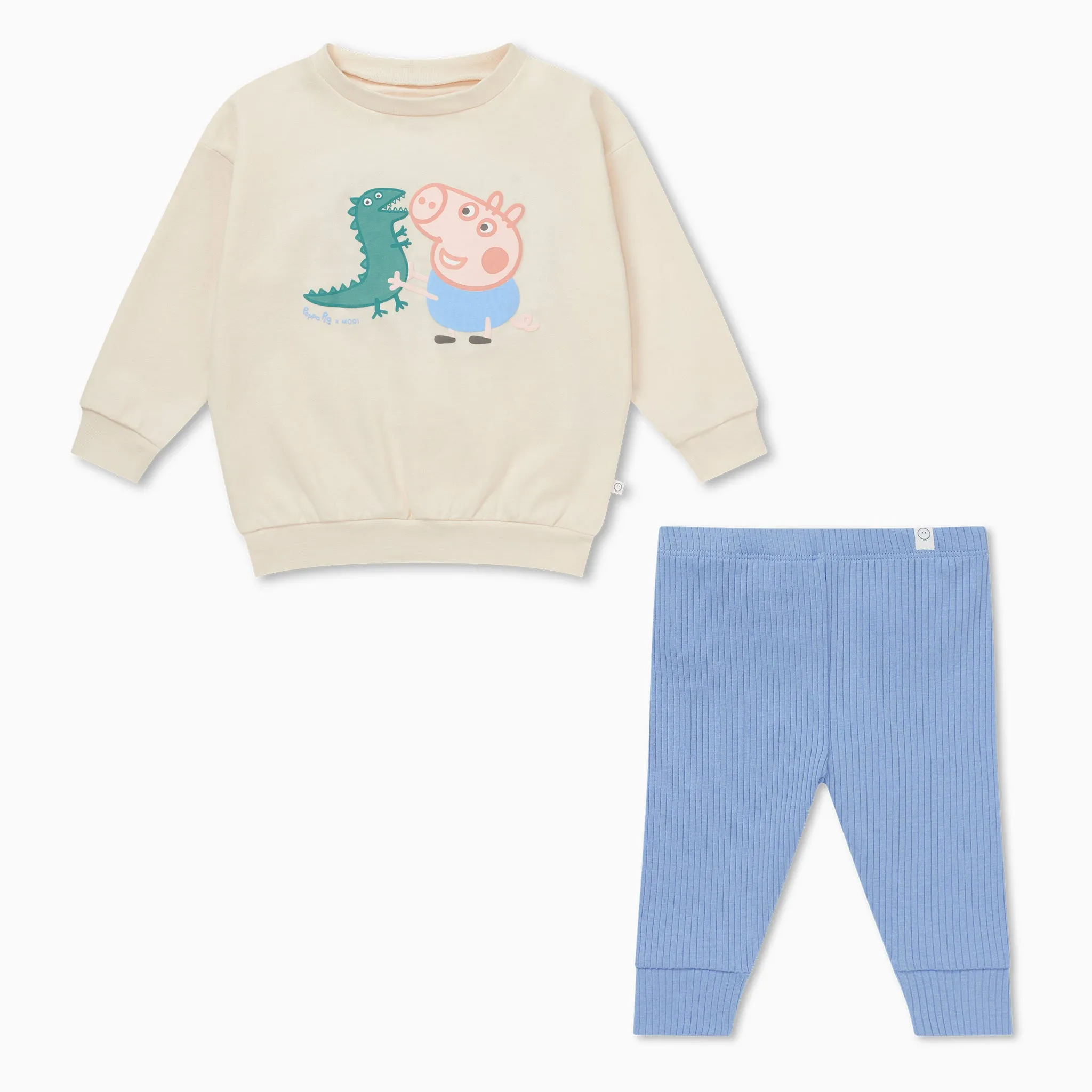 George Pig Oversized Sweater & Leggings Outfit