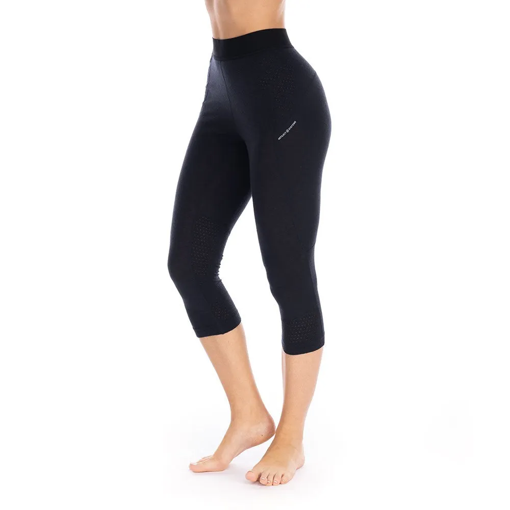 Goldhill 125 Zoned 3/4 Leggings - Black