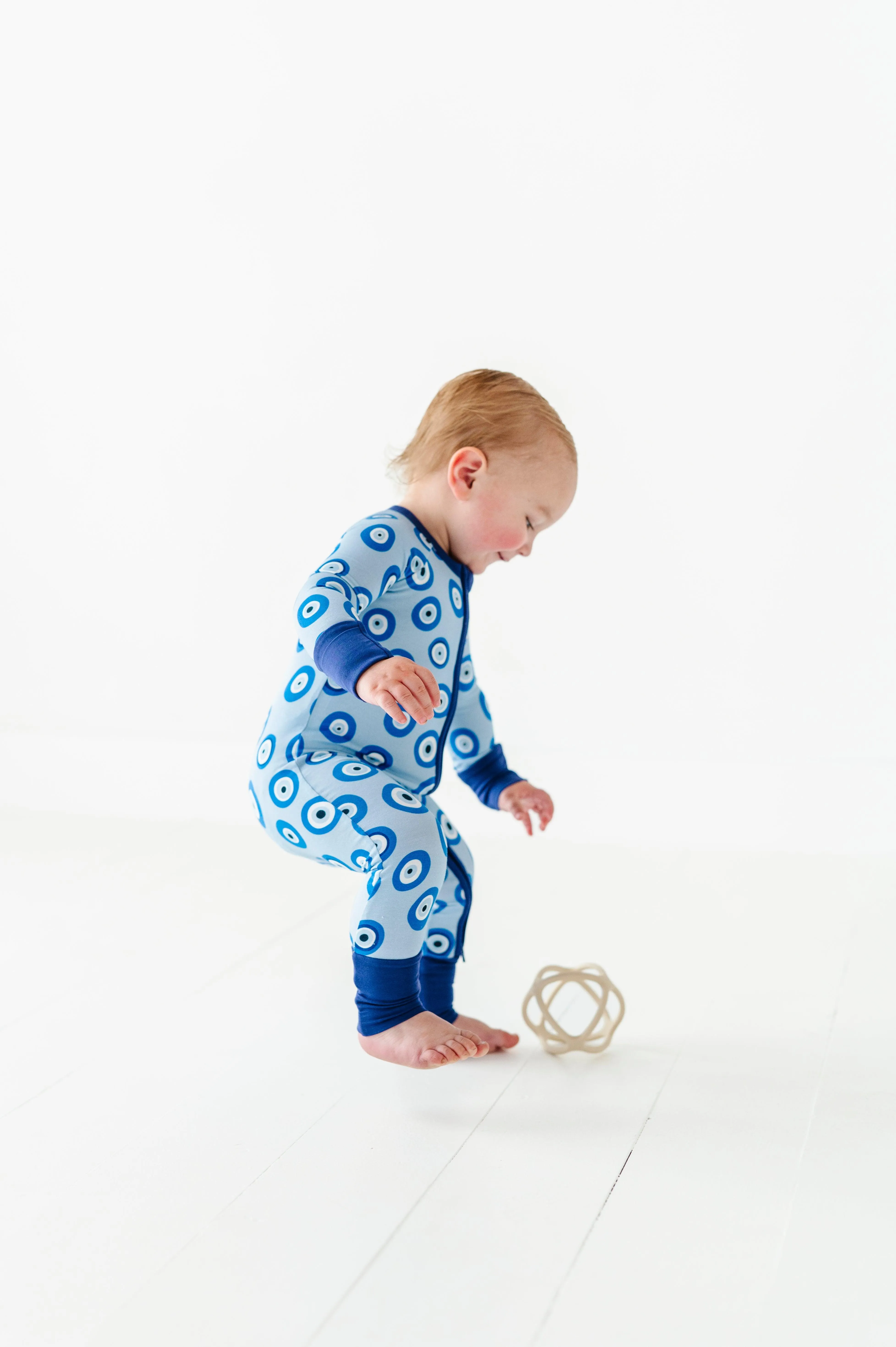 Greek Eyes Baby Bamboo Pajamas