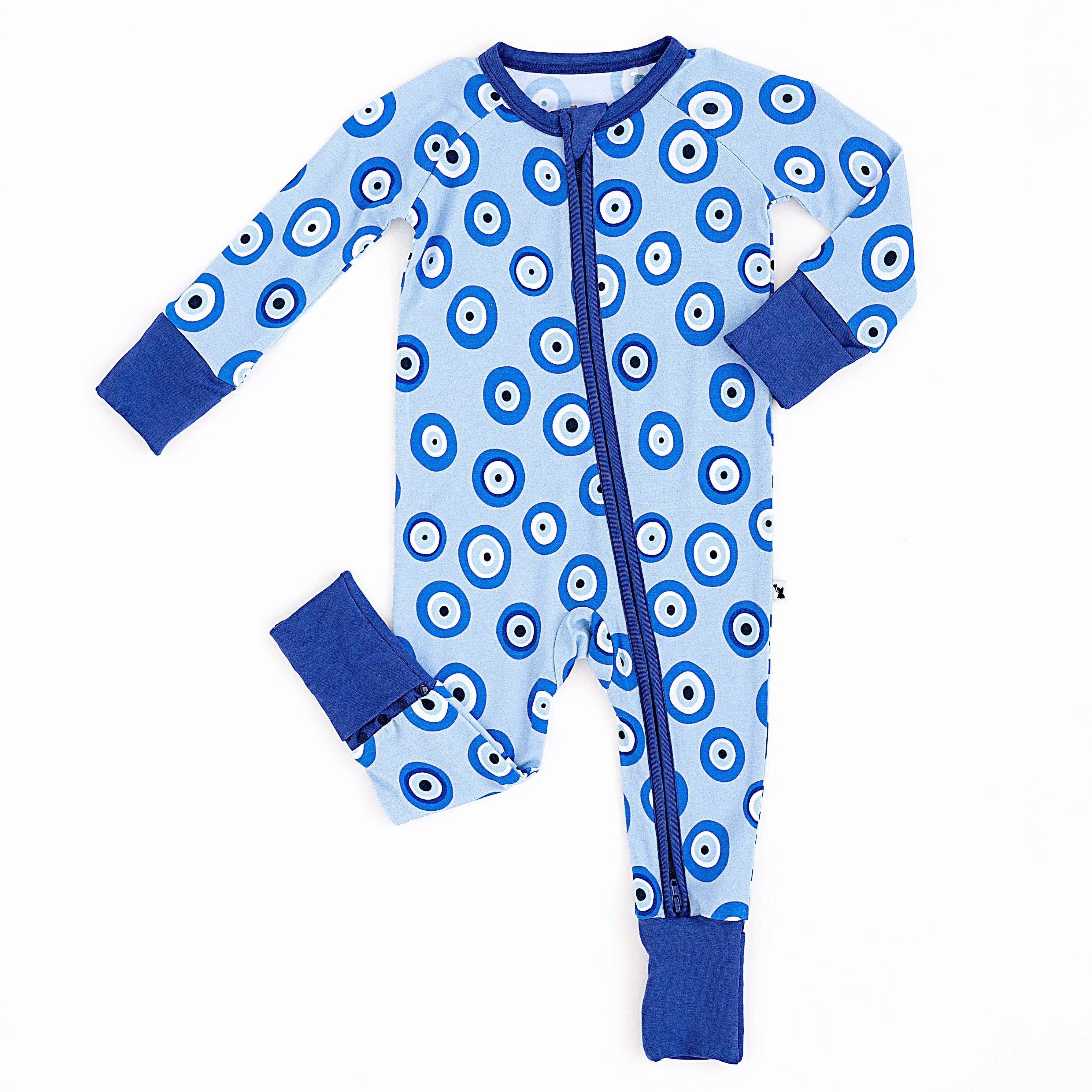 Greek Eyes Baby Bamboo Pajamas