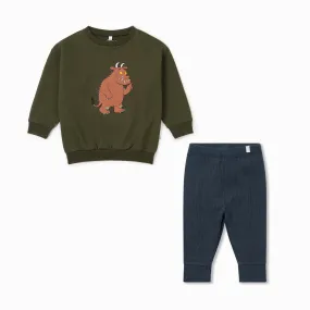 Gruffalo Sweater & Ribbed Leggings Outfit