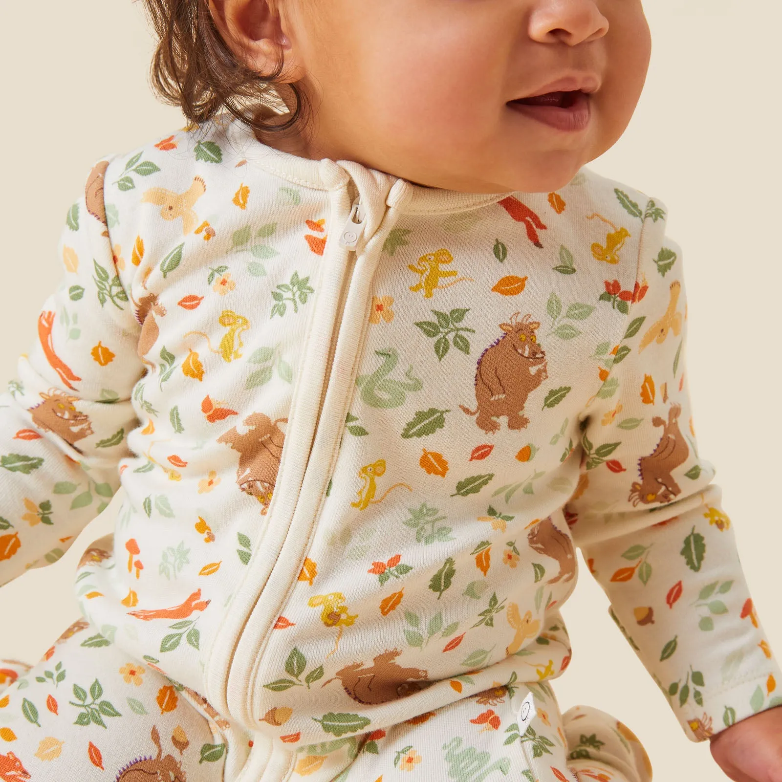 Gruffalo Woodland Clever Zip Baby Pajamas