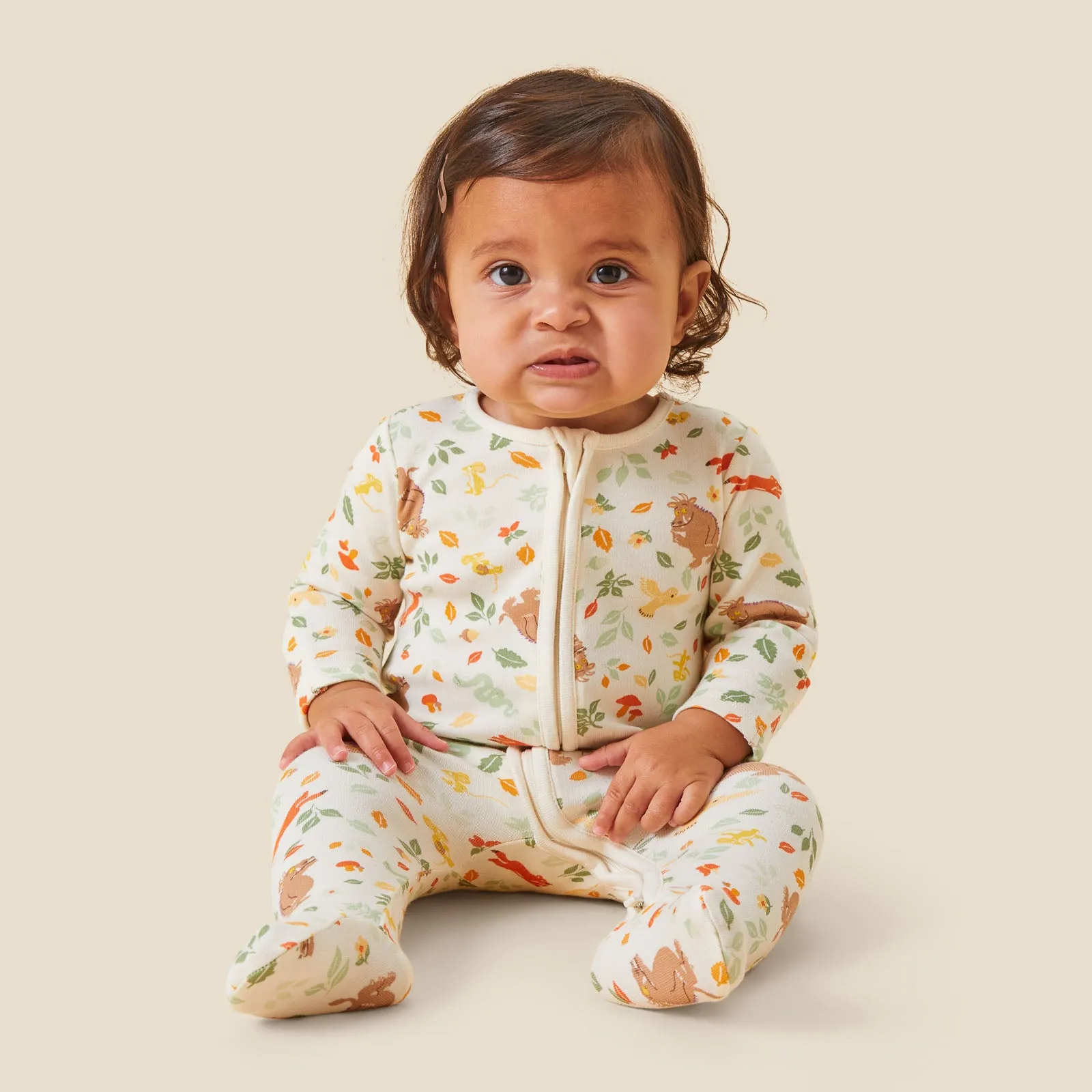 Gruffalo Woodland Clever Zip Baby Pajamas