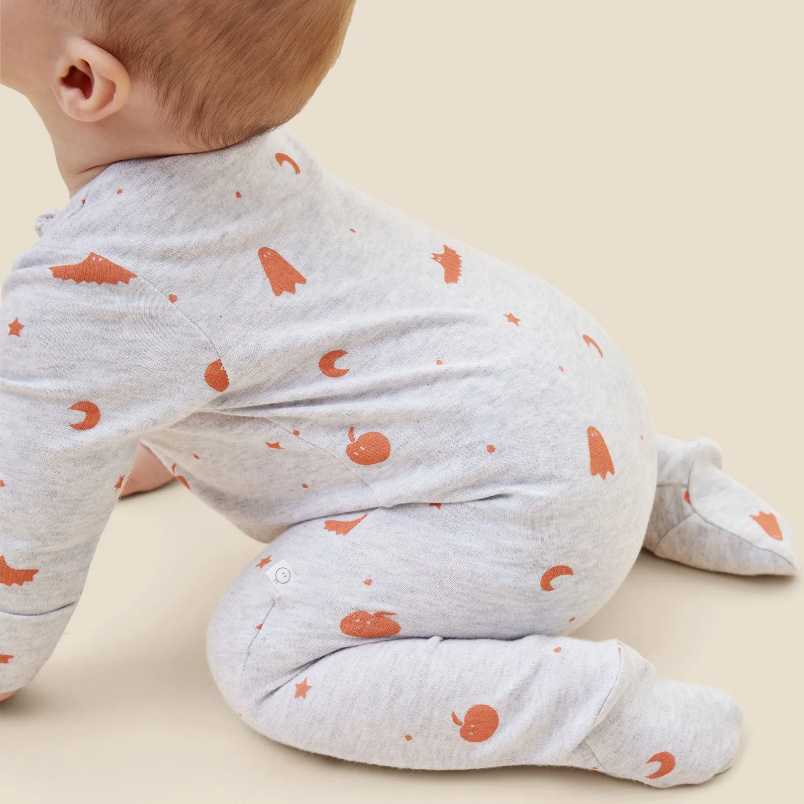 Halloween Clever Zip Baby Pajamas