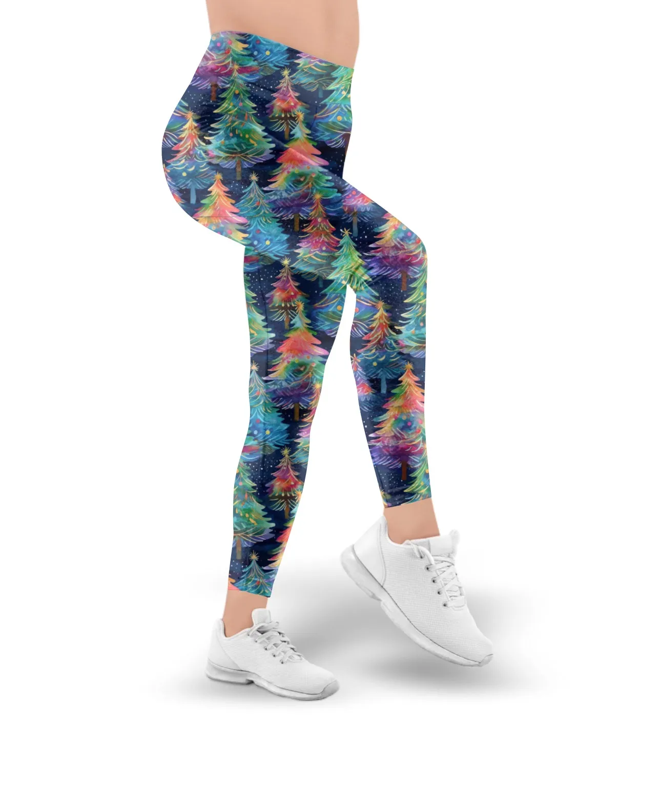 Happy Trees in Athleisure Leggings