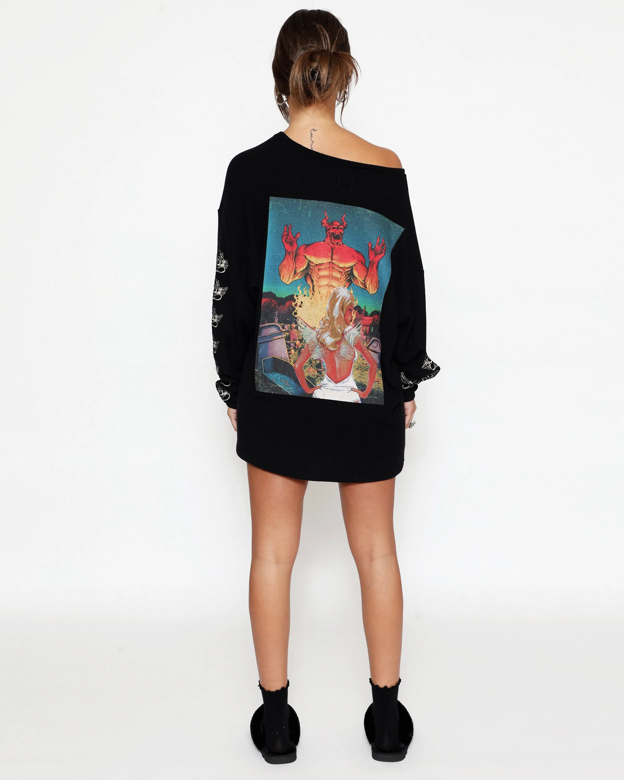 Hatchet Cemetery V2 Thermal Boyfriend Longsleeve