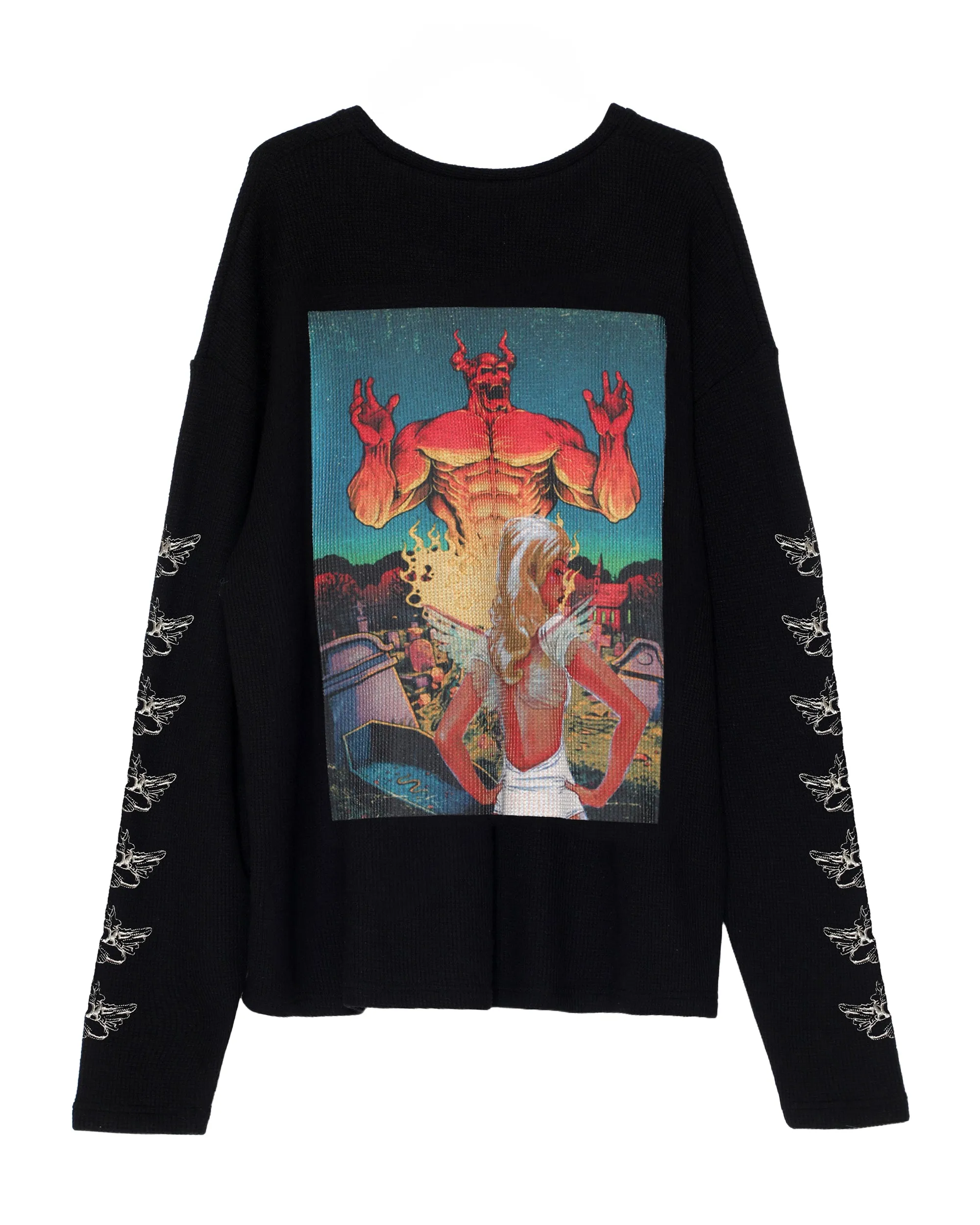 Hatchet Cemetery V2 Thermal Boyfriend Longsleeve