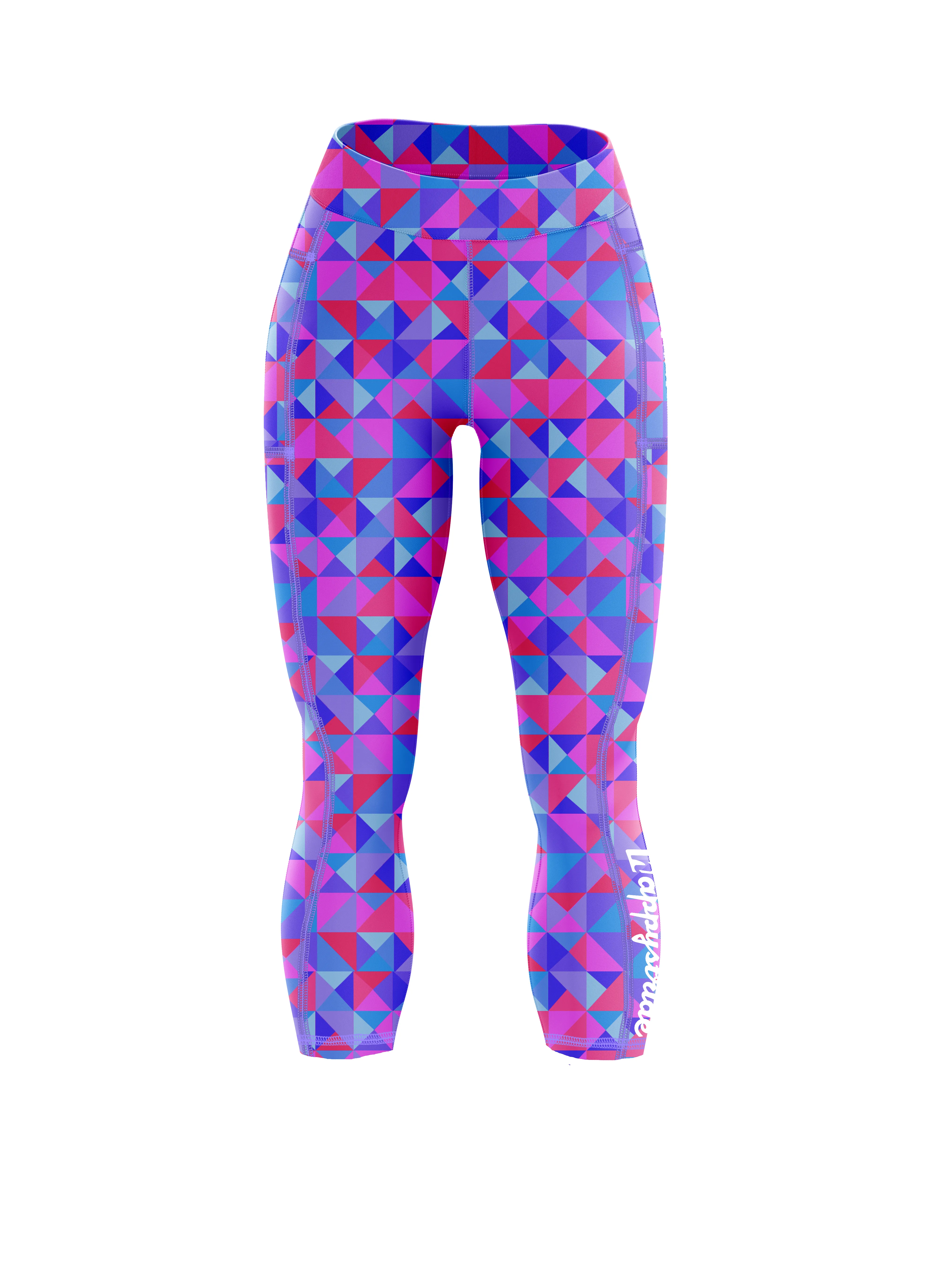 ''Hexy geomexy'' capri leggings