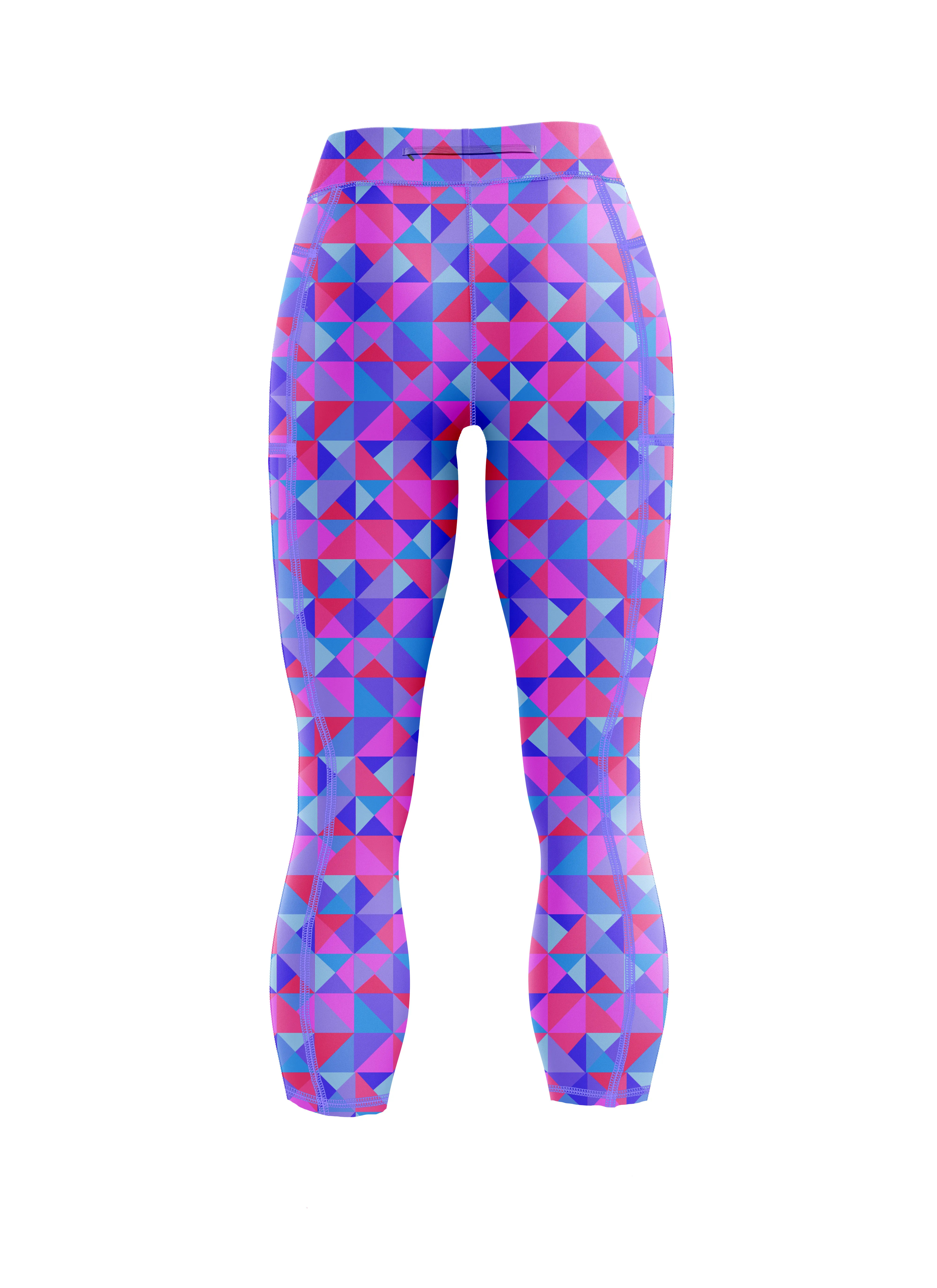 ''Hexy geomexy'' capri leggings