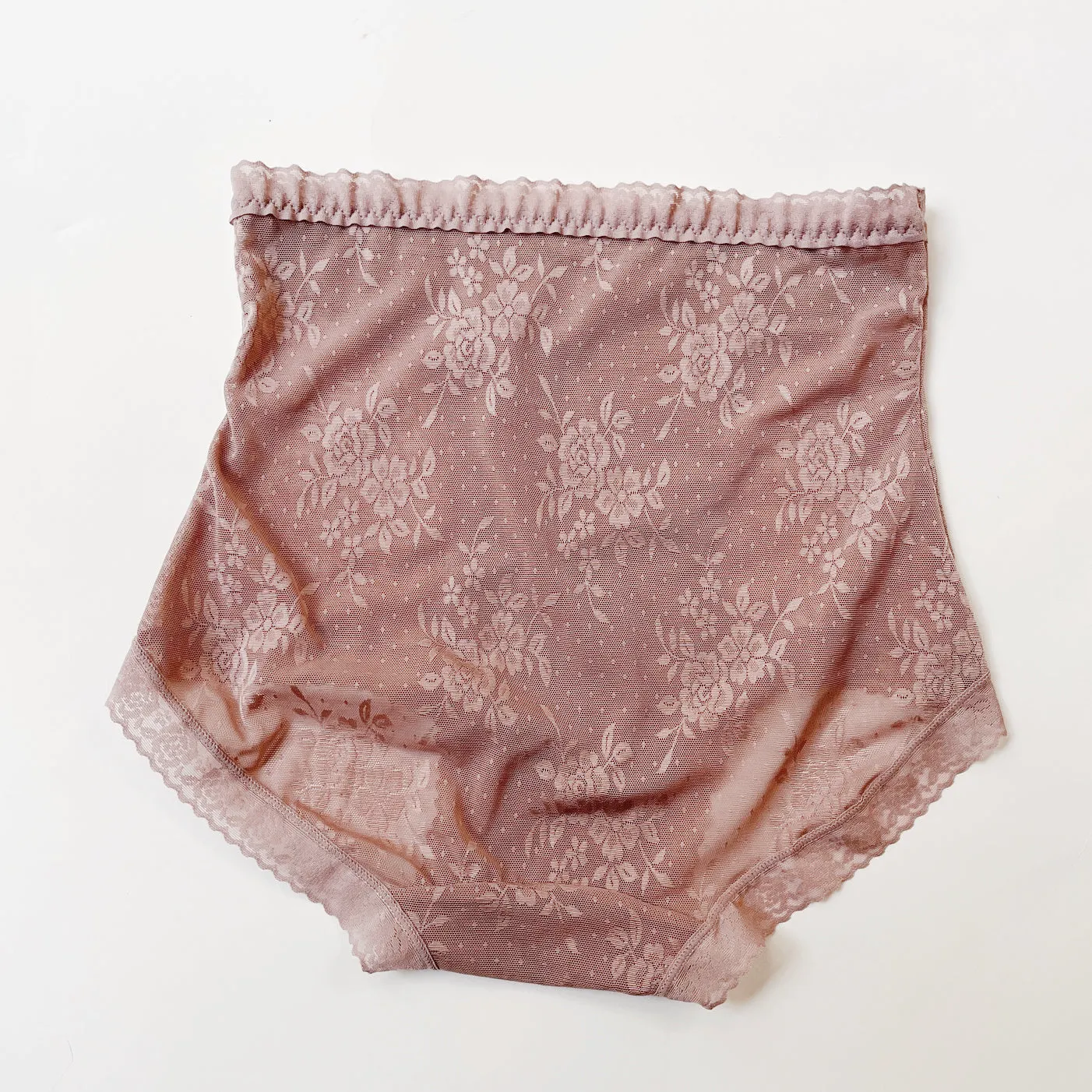 High waist floral lace women's brief | Lace underwear