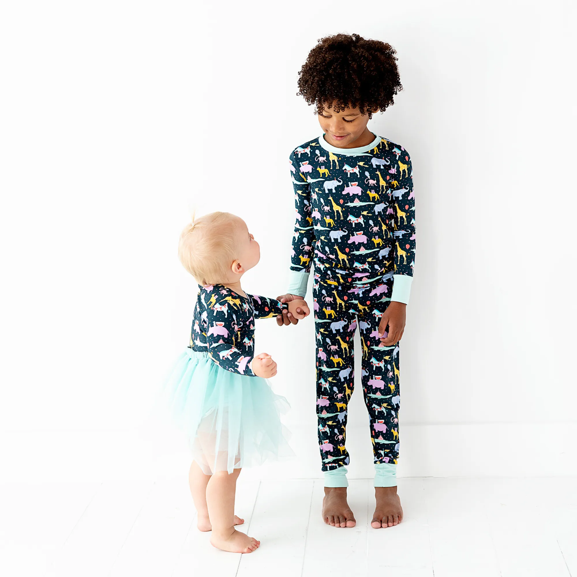 Hippo, Hippo, Hooray! Toddler/Big Kid Pajamas