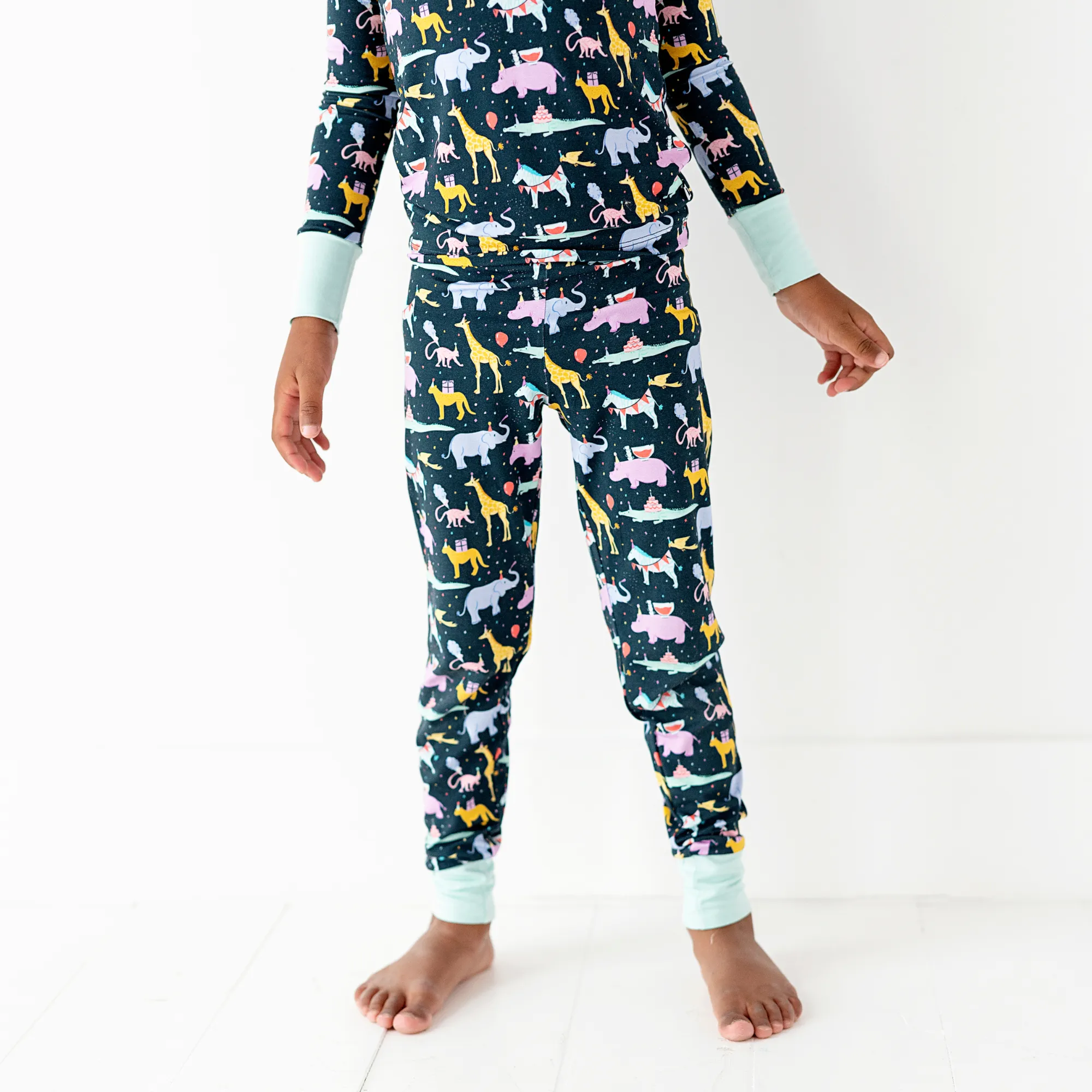 Hippo, Hippo, Hooray! Toddler/Big Kid Pajamas