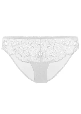 HSIA Blossom Lace Light Gray Bikini Underwear