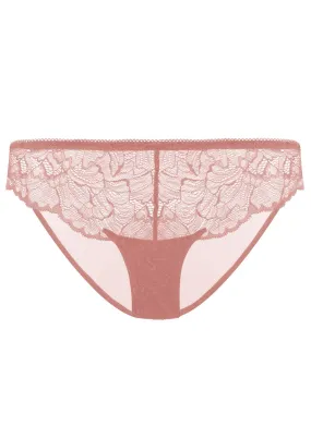 HSIA Blossom Light Coral Lace Bikini Underwear